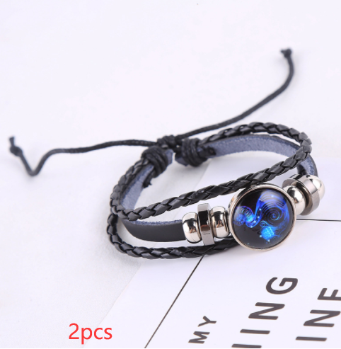 Creative Fashion Trend Twelve Constellation Luminous Bracelet