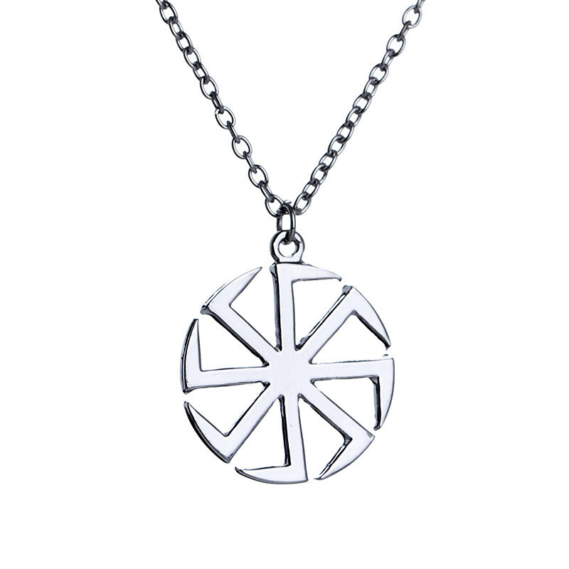 European And American Amulet Sun Pendant Necklace