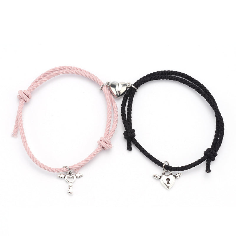 Couple's Small Rubber Band Hair Rope Bracelet