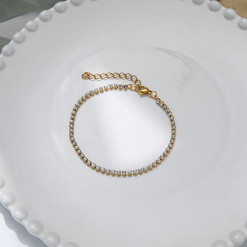 18K Gold Plated Stainless Steel Chain Bracelet