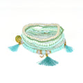 Vintage Bohemian Bracelet Multilayer Ocean Wind Tassel Pendant Bracelet