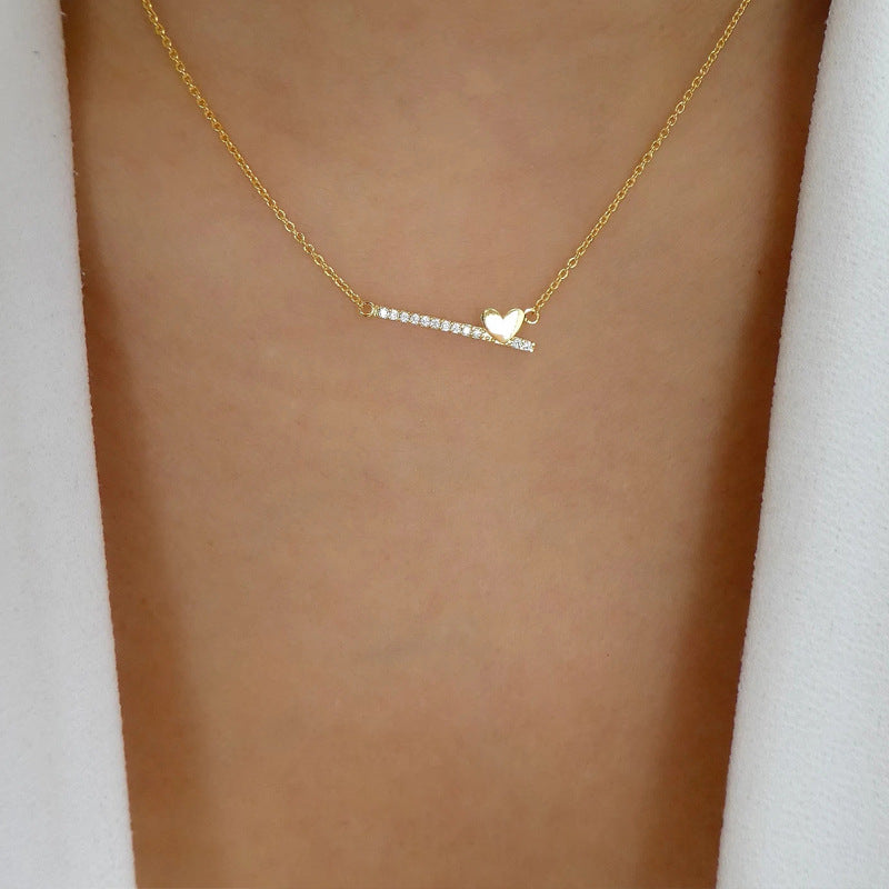 European And American Popular New Fashion Gold-plated Moon Star Necklace