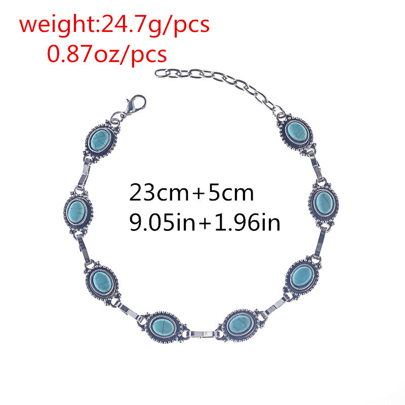 Simple And Versatile Retro Ethnic Style Anklet