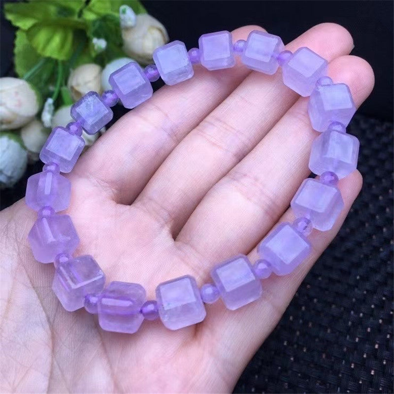 Crystal Natural Powder Salt Source Agate Bracelet Jewelry Bracelet