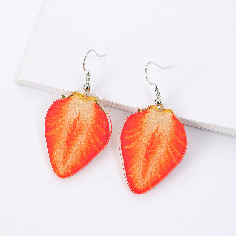 Korean Women's Acrylic Earrings Drop Shape Jewelry