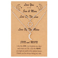 Sun And Moon 2-piece Couple Necklace Creative Personality