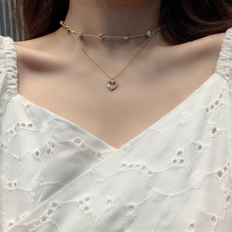 Double Layered Love Necklace