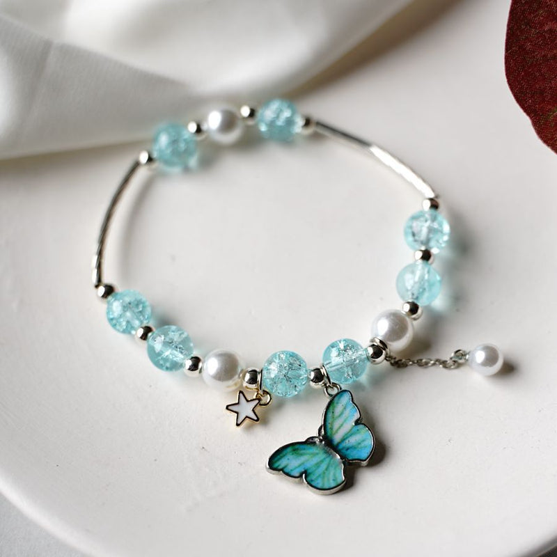 Korean Style Fashion Popping Crystal Small Daisy Bracelet