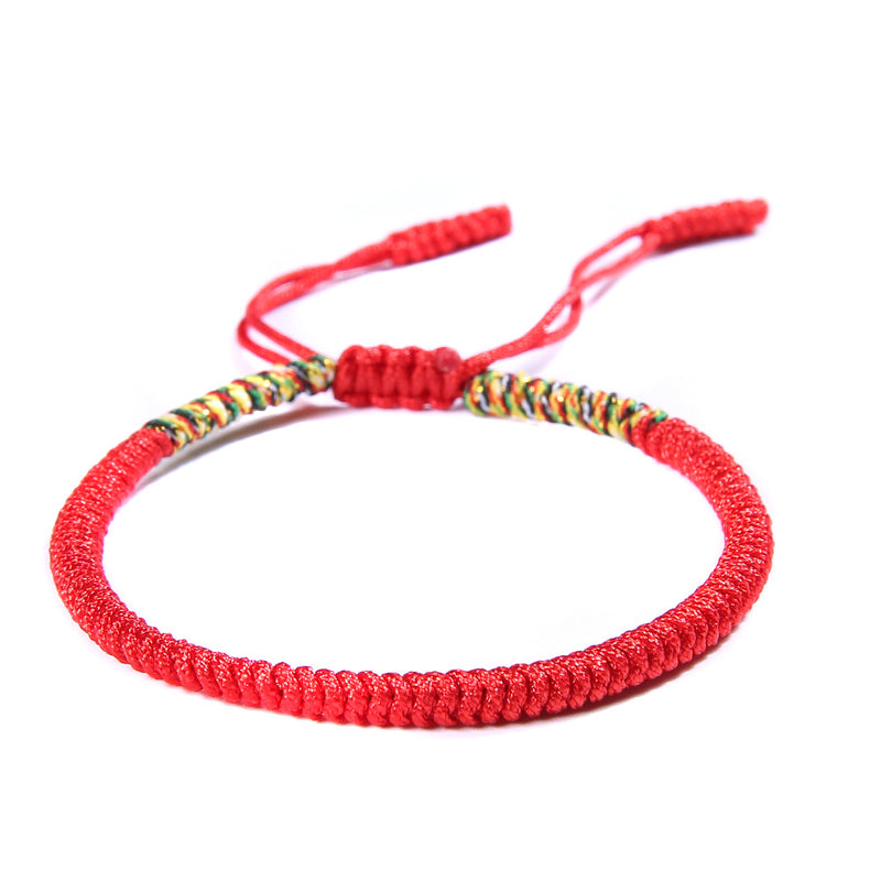 Literary Bracelet National Wind Year Red Hand Rope
