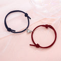 Minimalist Alloy Magnets Couple Rope Bracelets