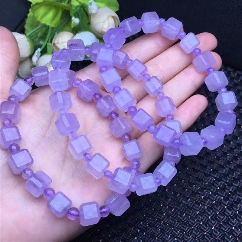 Crystal Natural Powder Salt Source Agate Bracelet Jewelry Bracelet