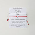 Europe And America Cross Border New Simple Bracelet Creative Retro Heart-shaped Wax Rope Woven Bracelet Band Cardboard