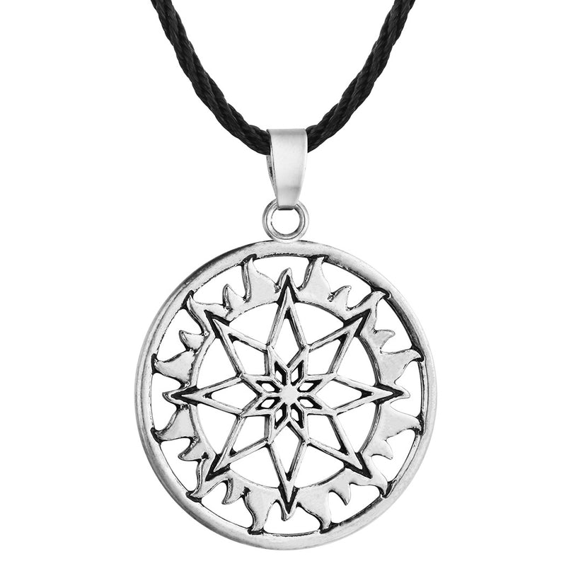 Men's Cutout Geometric Alloy Jewelry Pendant Necklace