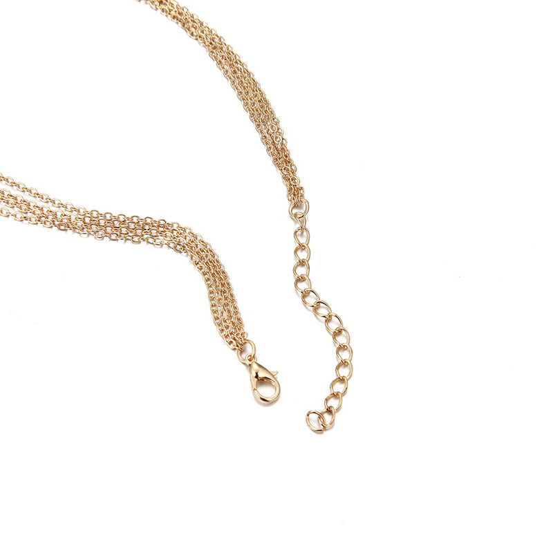 European And American Style Four-Layer Clavicle Chain