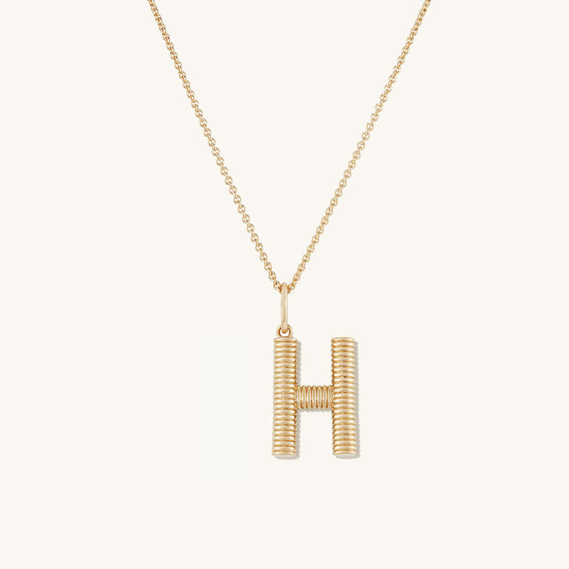 Personalized Simple Letter Necklace Fashion Creative Pattern Gold 26 Letter