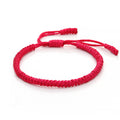 Ethnic Style,  Hand-woven Red Knots Rope Bracelet