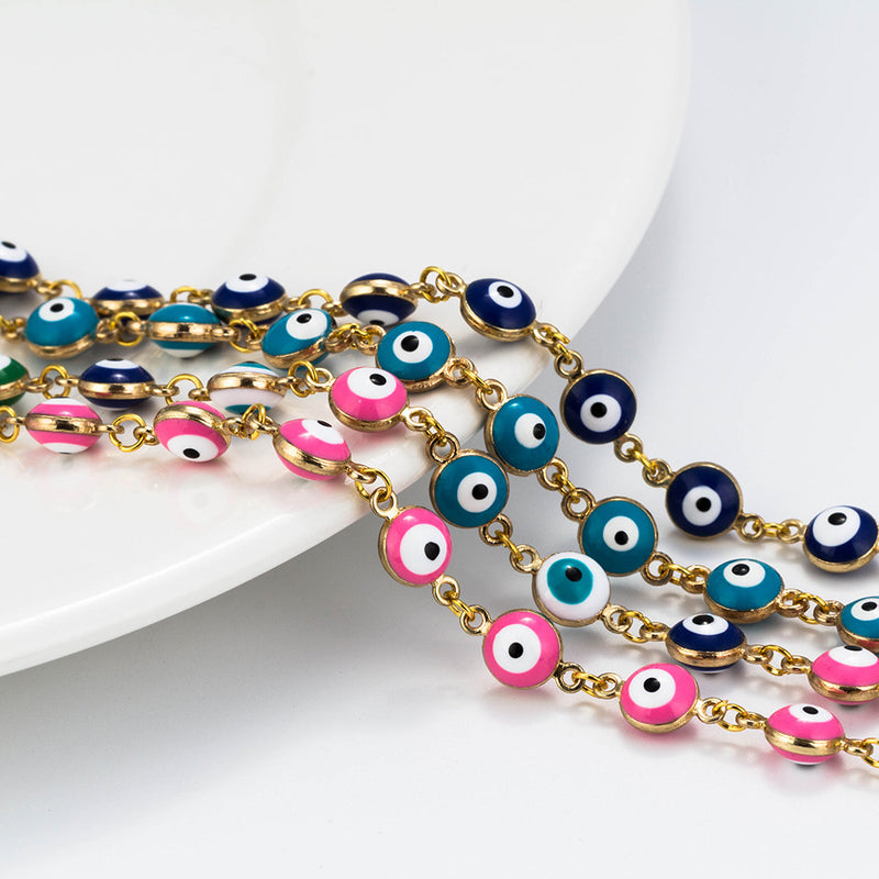 Women's Evil Eyes Fashion Beaded Bracelet
