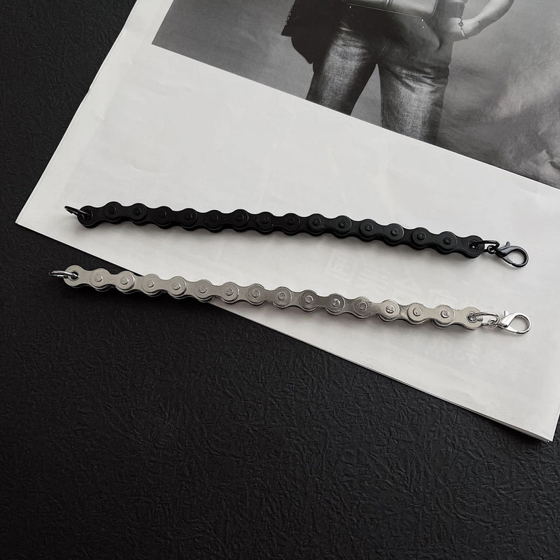 Tide Brand Thickness Bicycle Chain Bracelet Men And Women Personality