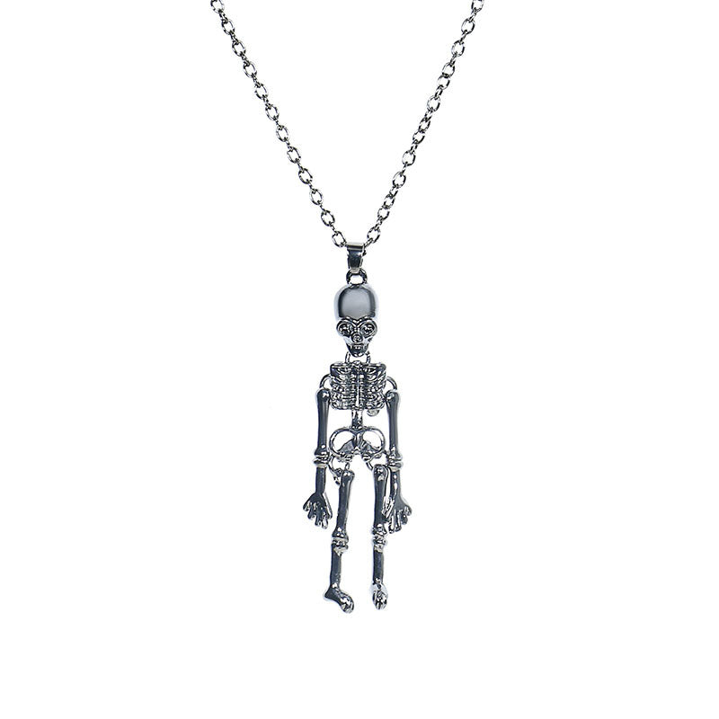 Ghost Halloween Costume Accessories Jewelry Long Necklace