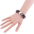 Alloy Skull Jewelry Personality Punk Braided Bracelet Men And Women Bracelets