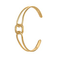 Stainless Steel Square Interlaced Line  Bracelet