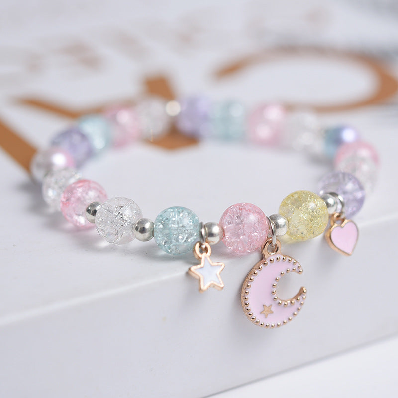 Korean Style Fashion Popping Crystal Small Daisy Bracelet