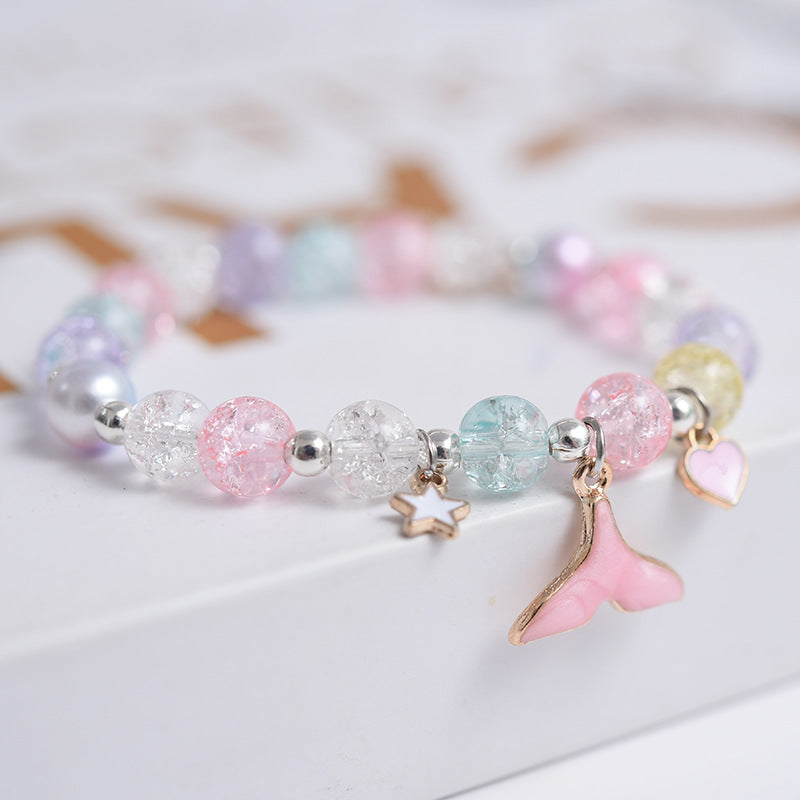 Korean Style Fashion Popping Crystal Small Daisy Bracelet