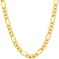 Stainless Steel Titanium Figaro Jewelry Chain
