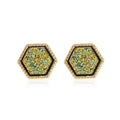 Female Symphony Hexagon Star Earrings