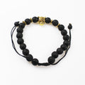 Lava Volcanic Stone Essential Oil Bracelet Leopard Head