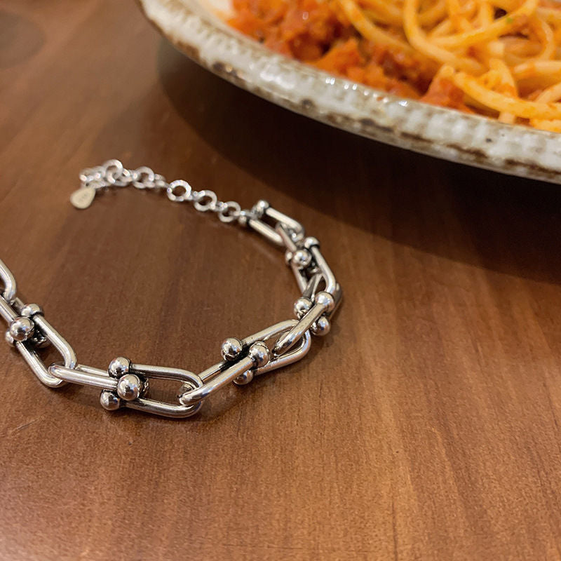 Chain Buckle Retro All-Match Bracelet