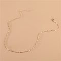 Ladies Short Simple Copper Piece Clavicle Necklace