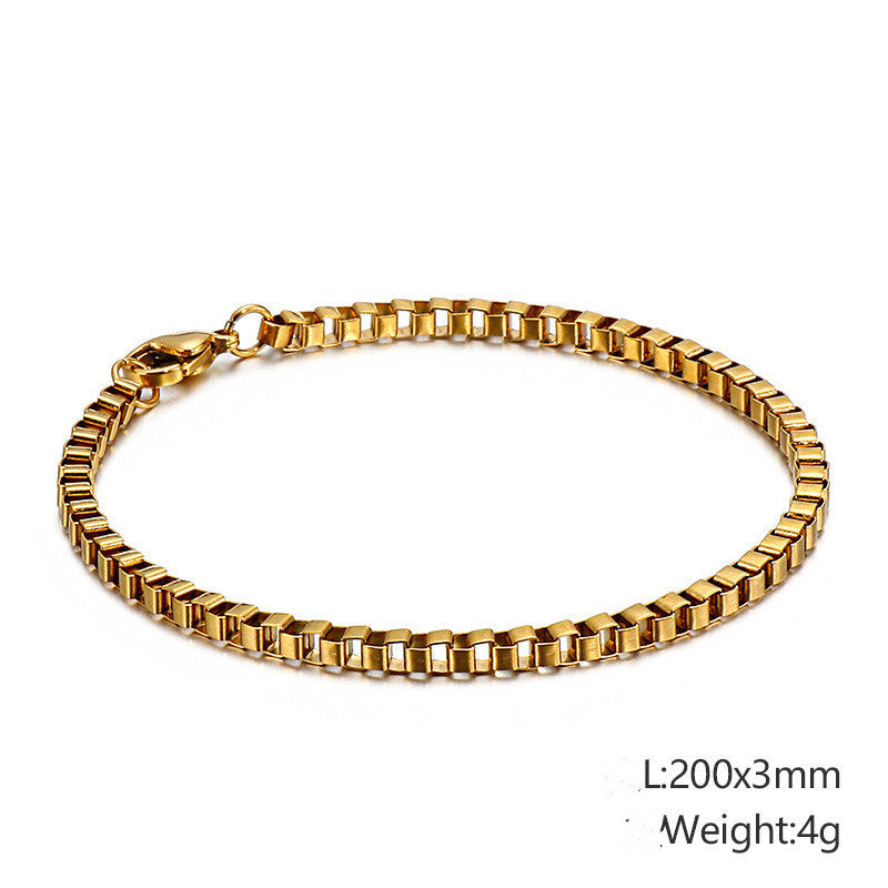 Titanium Steel Fashion Unisex Jewelry Bracelet