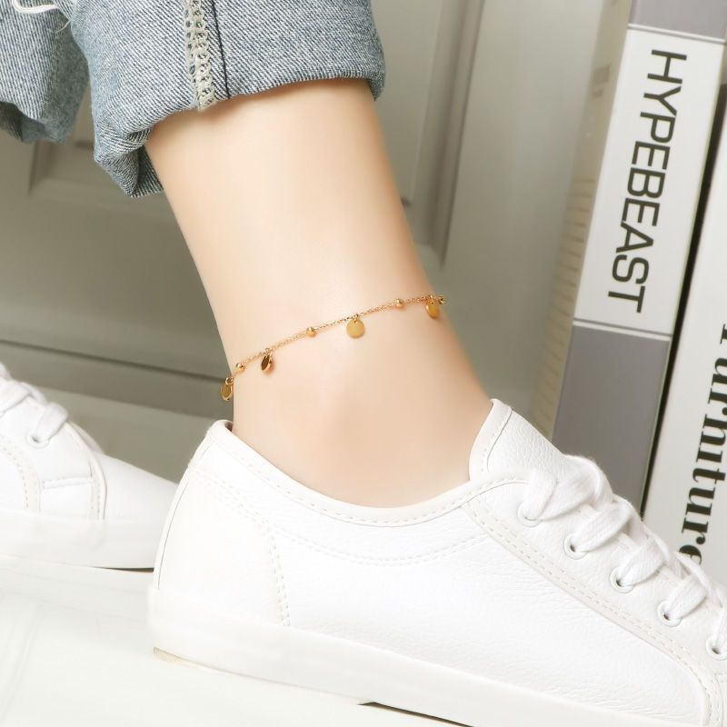 Women's Simple Titanium Steel Anklet