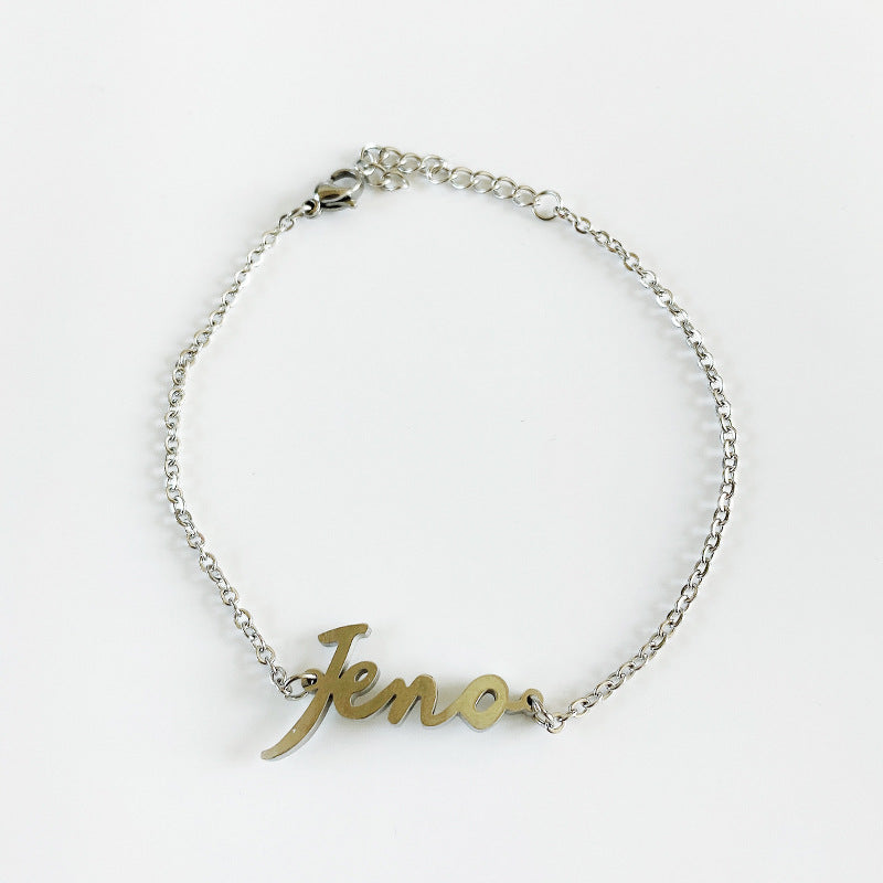 K-POP NCT Member Signature Letter Bracelet