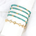 Beach Shells Handmade Beaded 5-piece Anklet