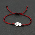 Stainless Steel Little Angel Bracelet Hand Woven Simple Adjustable
