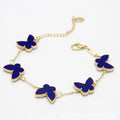 Double Sided Butterfly Heart Bracelet Fashion Bracelet