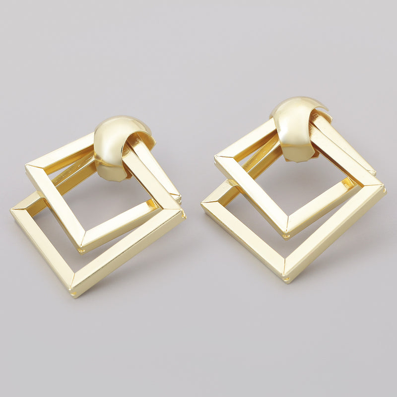 Earrings Women Fashion Retro Metallic European Style Earrings