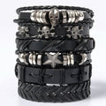 Vintage Men's Leather Bracelet European And American Woven Suit Carrying Strap