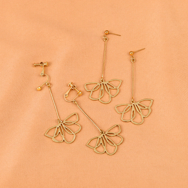 New Korean Small  Earrings Mori Girl Sweet Flowers