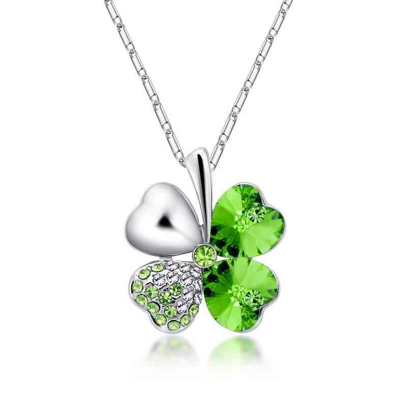 Lucky Four Leaf Clover Pendant