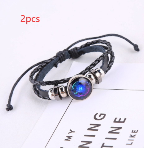 Creative Fashion Trend Twelve Constellation Luminous Bracelet