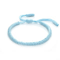 Ethnic Style,  Hand-woven Red Knots Rope Bracelet