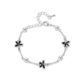 Popular Style Dripping Cute Flower Alloy Bracelet