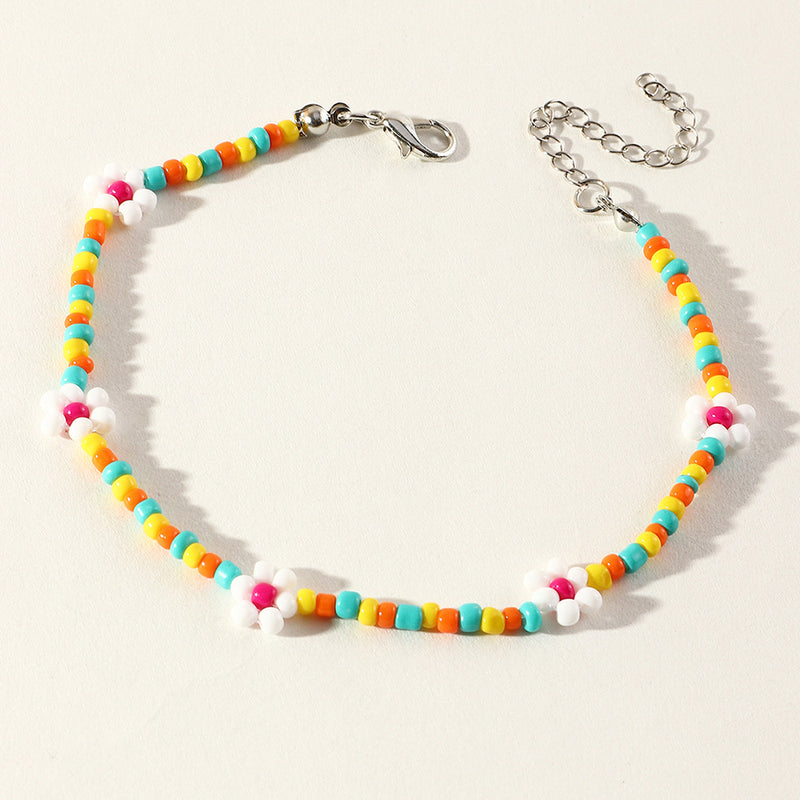 Bohemian Beach Resort Style Daisy Anklet