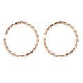 European And American Simple Twist Circle  Ear Clip