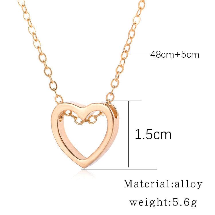 Peach Mood Stainless Steel Necklace