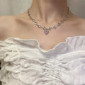 Love Necklace Cold Wind Clavicle Chain