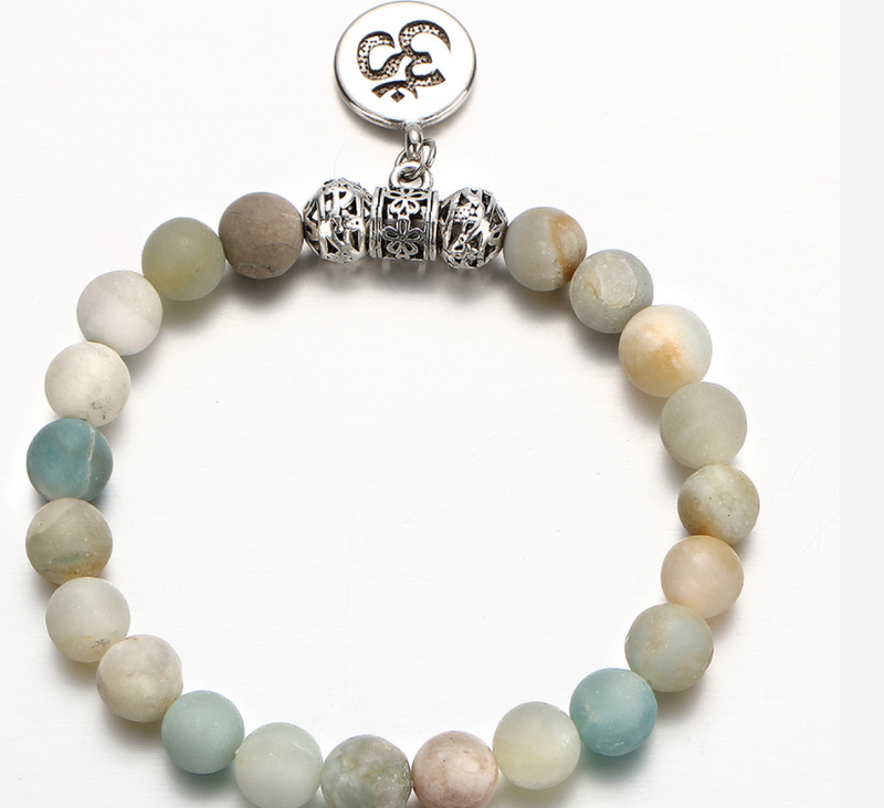 Natural  Color Yoga Bracelet Couple Type Bead Bracelet